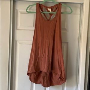 Braided back, open back tank